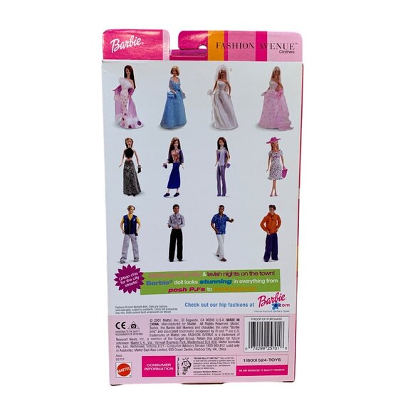 Barbie Fashion Avenue London Tour Metro Outfit Set Mattel 25701 Original Box - Picture 5 of 5